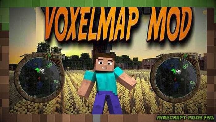 Мод VoxelMap мини-карта для Майнкрафт