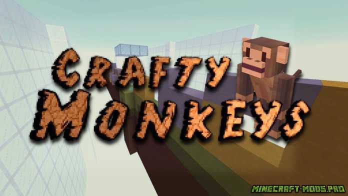 Паркур PvP Карта Crafty Monkeys для Майнкрафт