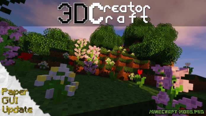 Текстуры 3D CreatorCraft для Майнкрафт