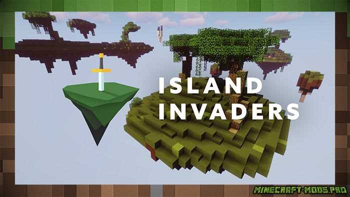 Карта ПвП Island Invaders Основные Схватки для Майнкрафт