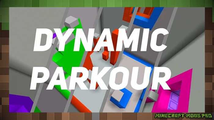 Паркур Карта Dynamic Parkour для Майнкрафт