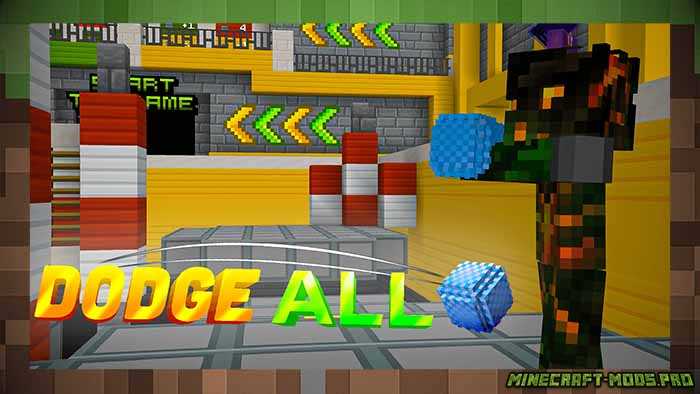 Карта Мини-Игра Dodge All для Майнкрафт