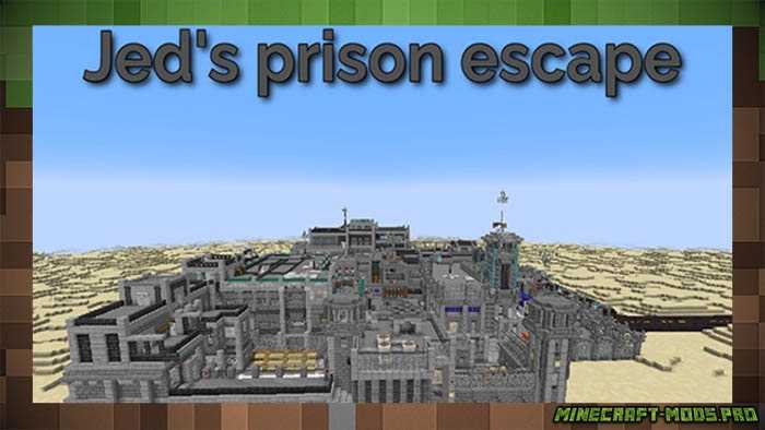 Карта приключений Jed's Prison Escape для Майнкрафт
