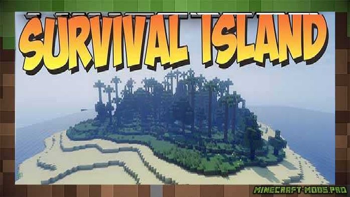 Карта Выживание на Острове - Survival Island для Майнкрафт