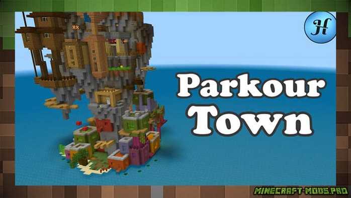 Карта Город Паркура для Майнкрафт