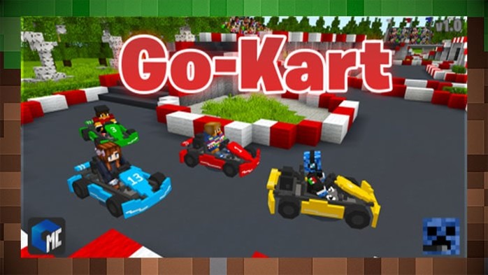 Мод Аддон Go-Kart Картинг для Майнкрафт
