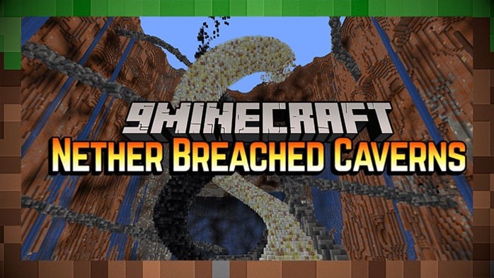 Карта Пещерные Пустоты / Nether Breached Caverns для Майнкрафт