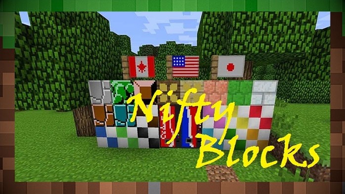 Мод NiftyBlocks для Майнкрафт