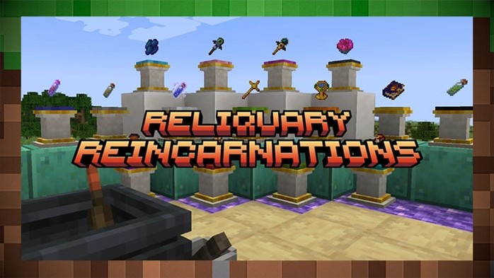 Мод Reliquary Reincarnations: Magic, Weapons and Potions для Майнкрафт