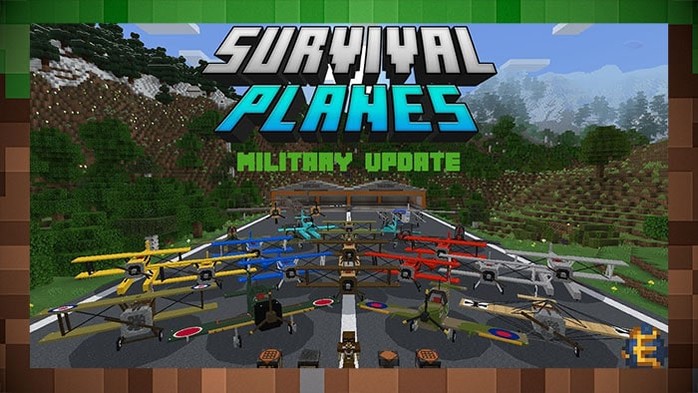 Мод Самолёты Survival Planes addon для Майнкрафт