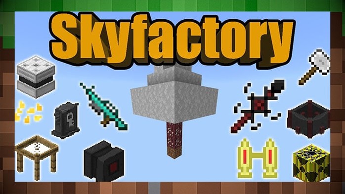 Мод SkyFactory 4 для Майнкрафт