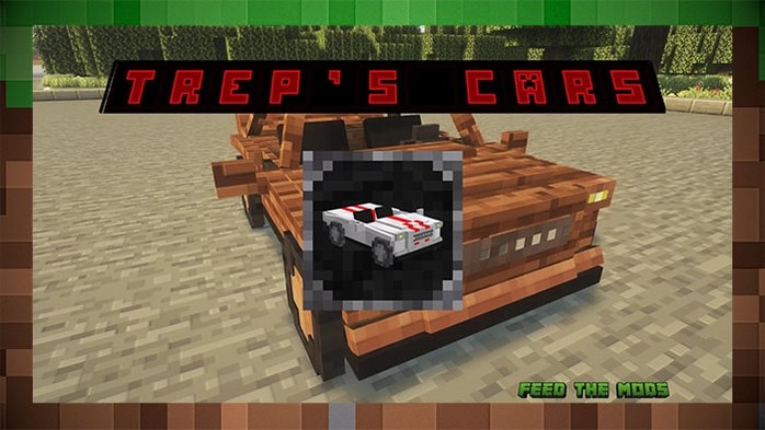 Мод Trep's Cars - Автомобили для Майнкрафт