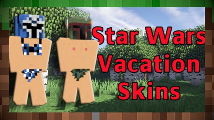 Скины «Звездные войны» / Star Wars Vacation Skins для Майнкрафт