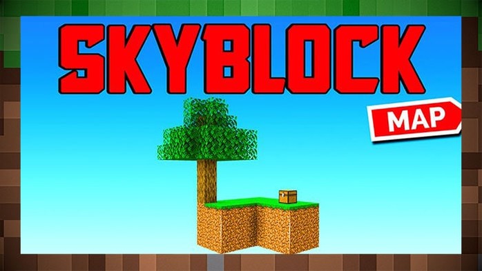 Карта Скайблок / SkyBlock для Майнкрафт