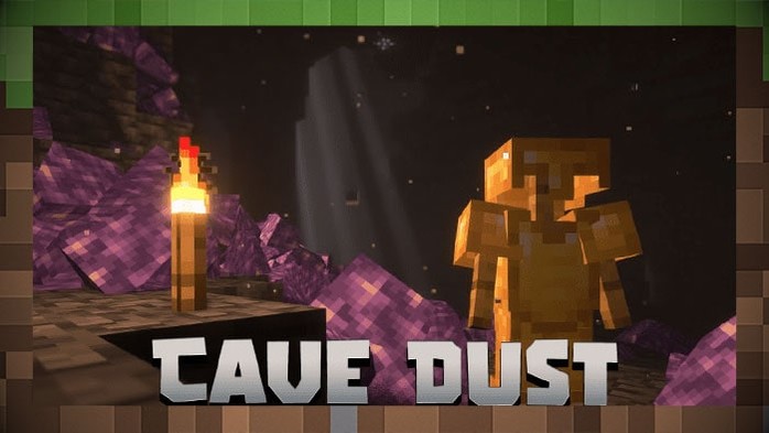Мод Cave Dust для Майнкрафт