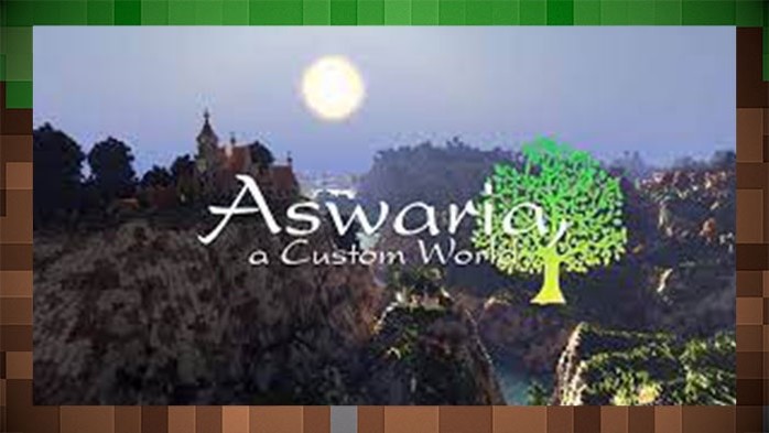 Карта Большой Остров -  Aswaria для Майнкрафт