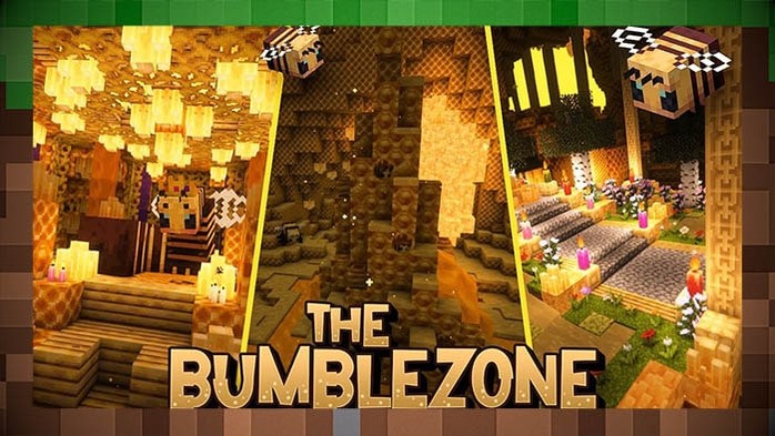 Мод Bumblezone - Пчелиный Биом для Майнкрафт
