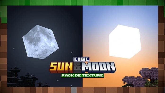 Текстуры «Cubic Sun & Moon» для Майнкрафт