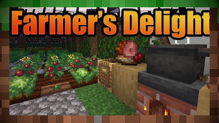 Мод Farmer's Delight - Еда и Фермерство