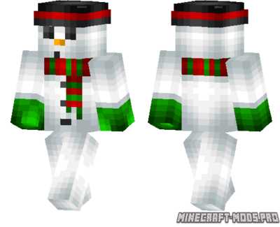 Скин minecraft для ника Снеговик