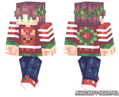 Скин minecraft для ника Reindeer Sweater