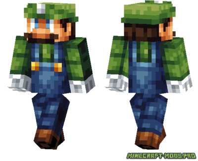 Скин minecraft для ника Luigi