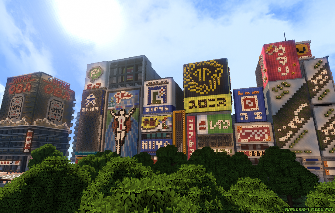 город скачать карту для minecraft Скачать карту на майнкрафт на 1. 8 город.