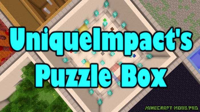 Карта загадка UniqueImpact’s Puzzle Box для Майнкрафт