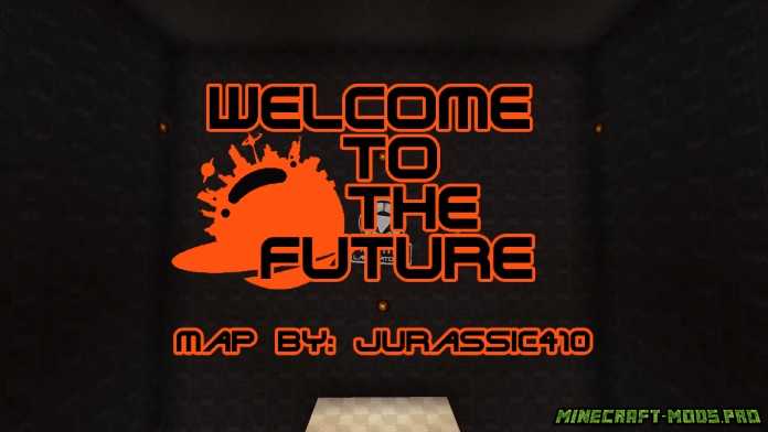 Паркур Карта Добро пожаловать в Будущее для Майнкрафт