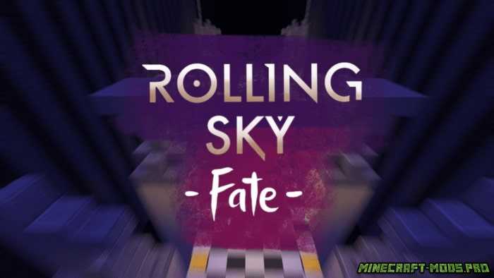 Карта Мини-Игры Rolling Sky - Fate для Майнкрафт