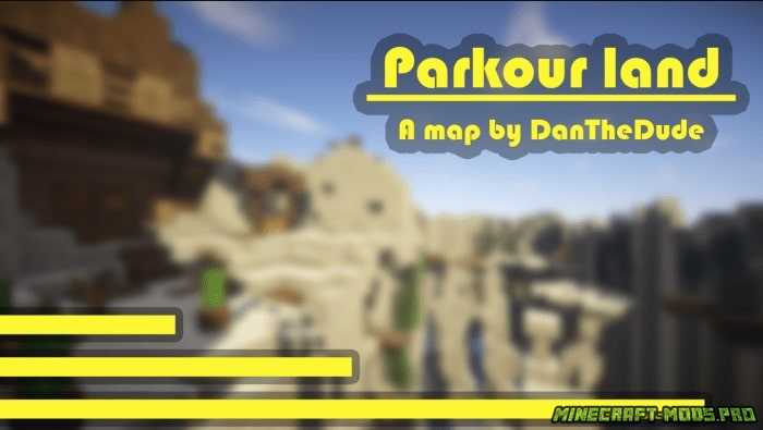 Паркур Карта The King of Parkour Land