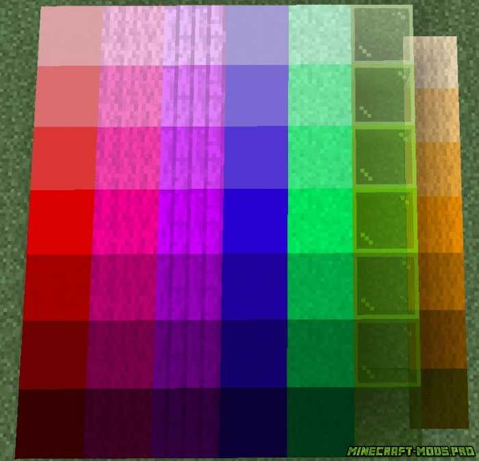 Мод RGB Blocks - разноцветные блоки