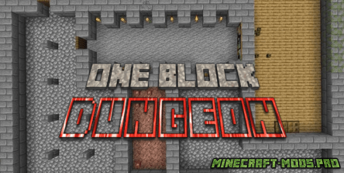 Карта One Block Dungeon для Майнкрафт