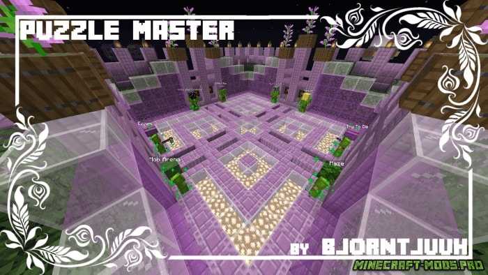 Карта Головоломка Puzzle Master для Майнкрафт