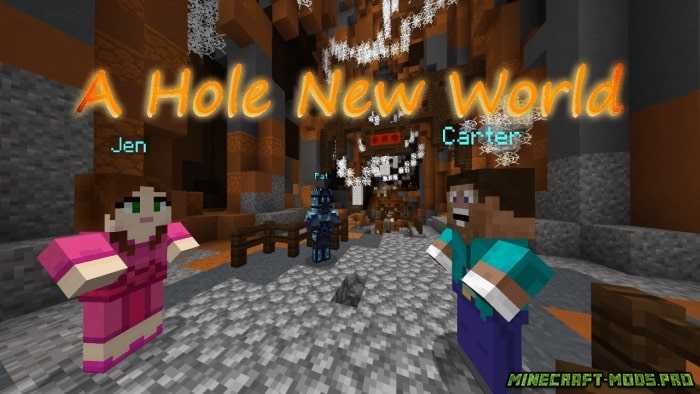 Карта A Hole New World для Майнкрафт