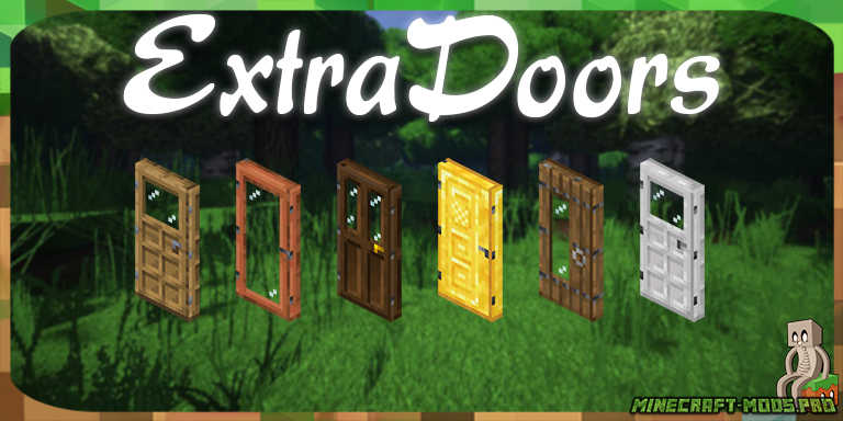 Мод Двери ExtraDoors для Майнкрафт