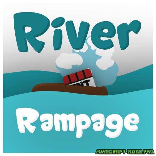 Карта мини-игра  River Rampage для Майнкрафт