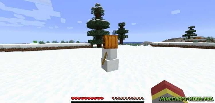 Мод Снеговик - Simply Snowman для Майнкрафт