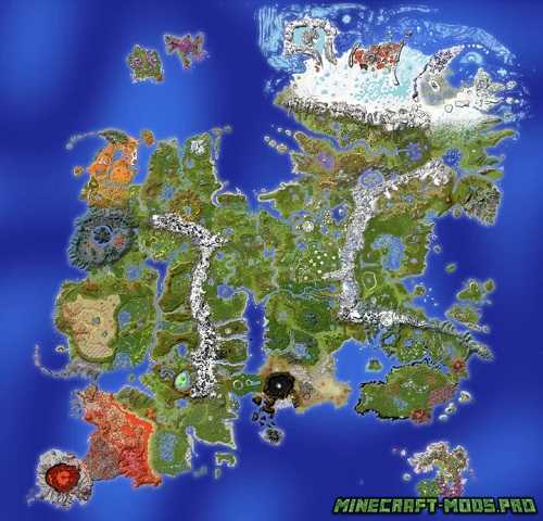Огромная карта выживания Drehmal v2 для Майнкрафт