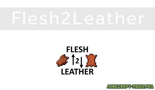 Мод Flesh2Leather для Майнкрафт