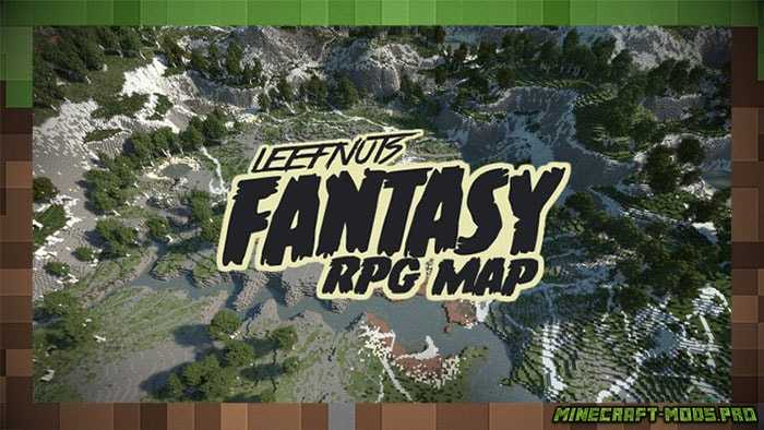 Карта Фэнтези-ролевая игра Leefnuts