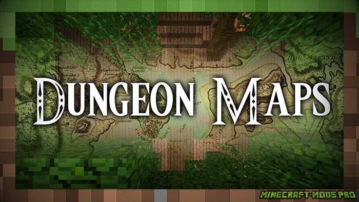 Карта приключений Dungeons - Подземелья для Майнкрафт