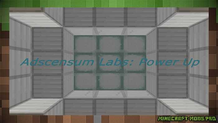 Карта приключений Adscensum Labs: Power Up для Майнкрафт