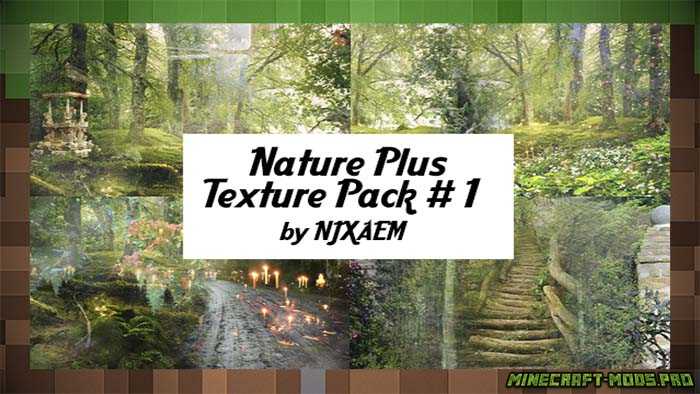 Текстуры Nature Plus V2 для Майнкрафт