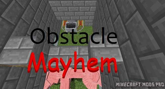 Карта Паркур Obstacle Mayhem для Майнкрафт