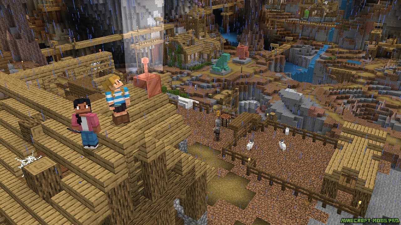 фотография «Исследователь пещер и скал» - Бесплатная карта Minecraft Bedrock