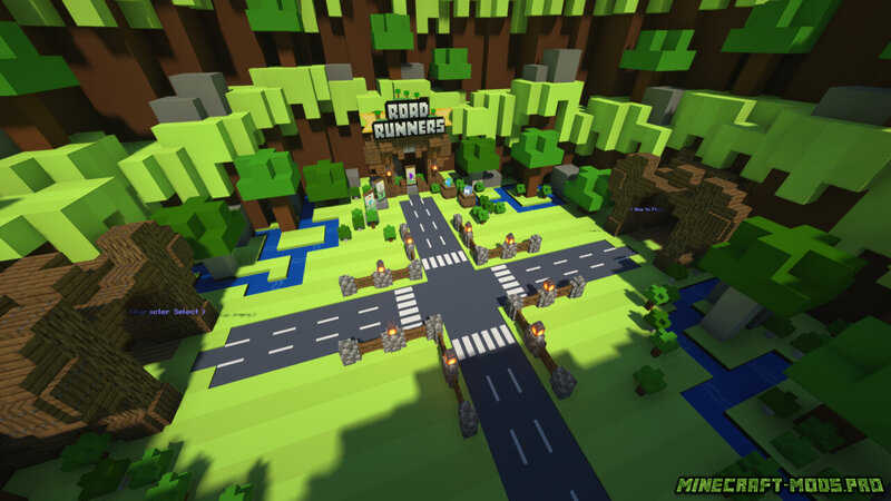скриншот фото Карта Мини Игра Road Runners
