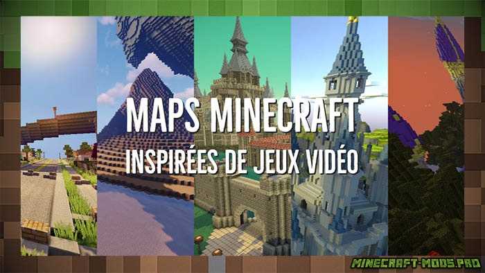 5 самых больших карт Minecraft, адаптированных из видеоигр!