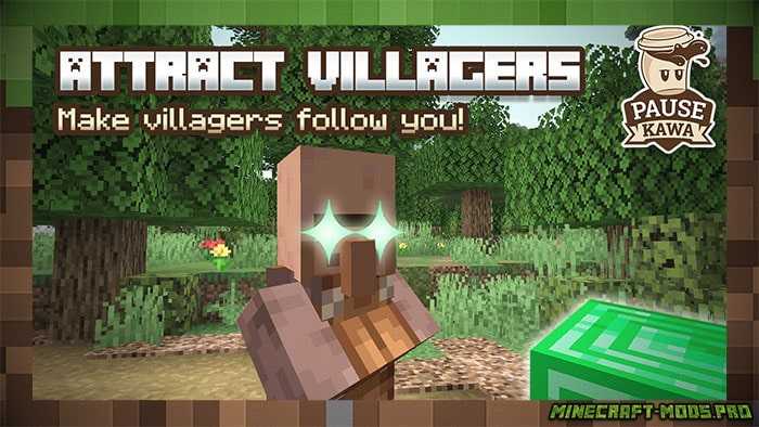 Мод Attract Villagers