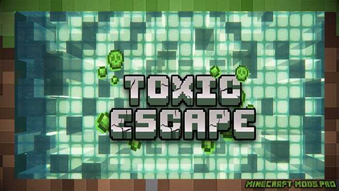 Паркур Карта Toxic Escape для Майнкрафт